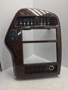 1996-2000 Nissan Pathfinder Radio Center Dash Bezel-USED Wood Grain - Foto 1 di 6