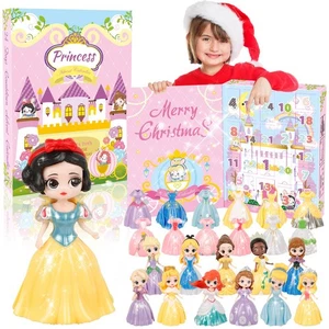 Princess Adventskalender 2025 für Mädchen, 24er Pack Princess Transformable und Cl... - Bild 1 von 6