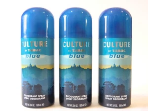 3x Maurer & Wirtz Culture by Tabac Blue DEODORANT Spray NET WT. 150ml 3.4 Oz NIB - Bild 1 von 9