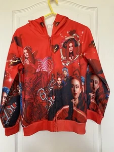 E Bei K 150 Descendants Kids Hoodie For Girls Long Sleeve Full Zip Red Jacket - Picture 1 of 23
