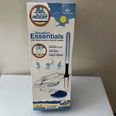 Nintendo Wii Sports Resort Essentials Accesorios Espada, Tiro con Arco, Tenis de Mesa Foto 1 de 4