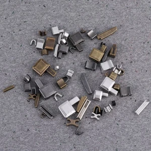 48 Sets Zipper Accessories Bottom Sliders Retainer Insertion Pin - Picture 1 of 12