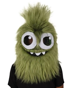 Olive Green Monster Soft Furry Full Costume, Bundel Set with Mask | Cosplay Mask - Picture 1 of 48