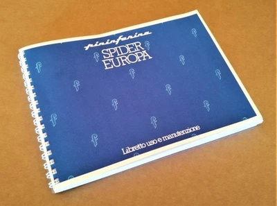 Fiat 124 SPIDER EUROPA PININFARINA - Manuale Uso e Manutenzione - Anno 1983 - Immagine 1 di 4