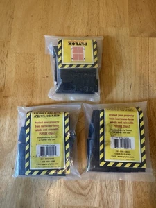 (3) PACKUNGEN PLYLOX Hurricane Clips 1/2" Kohlenstoffstahl 20er Pack - 60 Insgesamt Neu - Bild 1 von 4