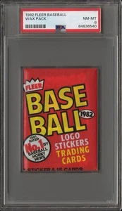 1982 Fleer Baseball Wax Pack PSA 8 NM-MT New Holder - Cal Ripken Jr RC Possible - Bild 1 von 2