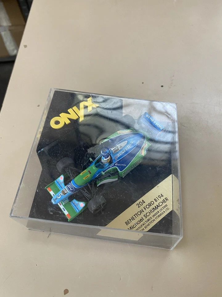 Onyx 5014Benetton Ford B193B MICHEAL SCHUMACHER AUTO DI PROVA 1994 con scatola - Immagine 1 di 4