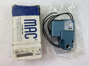 MAC 225A-111AA SOLENOID VALVE 120VAC 60HZ 110VAC 50HZ 24VDC 15.0WATTS 150PSI - Picture 1 of 7