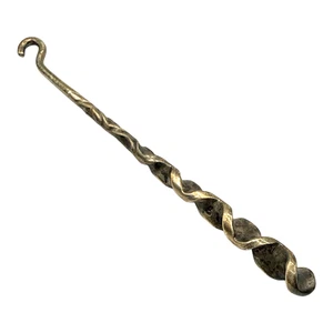 Vintage Sterling Silver Twisted Handle Button Hook - Picture 1 of 10