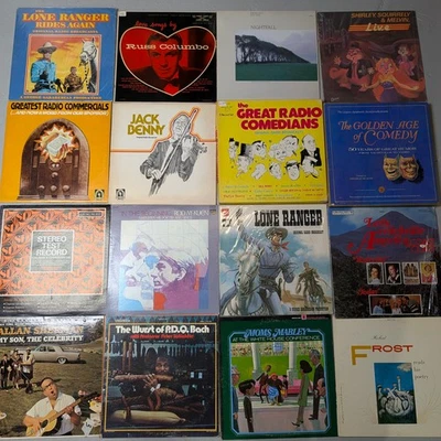 x16 ODD LOT Records LP 33 RPM VG+ Comedy Poetry Radio Love Songs Random Fun L9 - Image 1 of 4