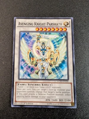 Avenging Knight Parshath LC5D-EN230 Common 1st Edition VLP - Image 1 of 2