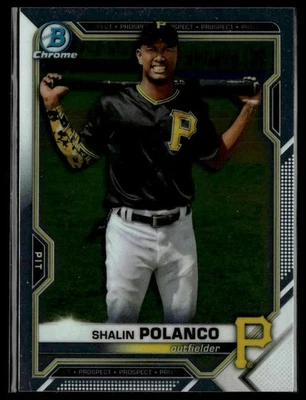 2021 Bowman Draft #BDC-176 Shalin Polanco Chrome - Image 1 of 2