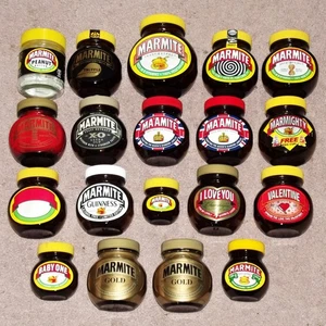 MARMITE 19 x Leerglas Sammlung (18 x UK Gläser / 1 x Südafrika Glas) - Bild 1 von 1
