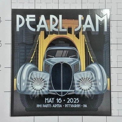 PEGATINA PEARL JAM 2025 PITTSBURGH, PA 5/16/25 DARK MATTER TOUR Foto 1 de 2