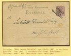121726) Bahnpost L3 Berlin-Holzminden 1881, hds Aufgabe Oschersleben auf DR-AK