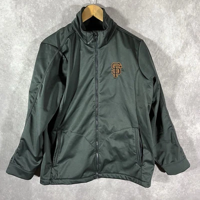 Chaqueta de los Gigantes de San Francisco para Hombres 2XL Antigua MLB Forrada de Vellón Bolsillos con Cremallera Completa Foto 1 de 4