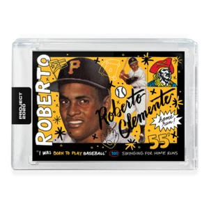 2020 TOPPS PROJECT 2020 #110 ROBERTO CLEMENTE- BY SOPHIA CHANG - Picture 1 of 2