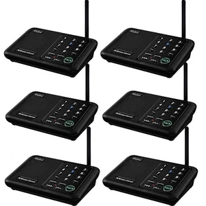 1-6PC 10Channel Call All Wireless Intercom System for Home Offices Room Talking - Picture 1 of 76
