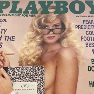 PLAYBOY MAGAZINE OCTOBER 1990 GIRLS OF BIG WEST DAVID LETTERMAN EXCELLENT - Picture 1 of 7