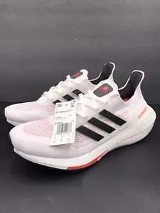 Adidas UltraBoost 21 Tokyo Running Shoes White Black Red S23863 Men’s Size 8.5 - Picture 1 of 12