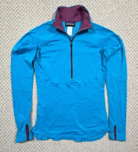 Patagonia Capilene 4 Expedition Weight Zip-Neck Womens XS Base Layer Grid Fleece - Picture 1 of 16