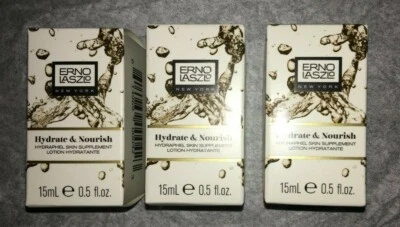 NEW ERNO LASZLO Hydrate & Nourish Hydraphel Supplement 0.5 oz. each X3 - Image 1 of 3