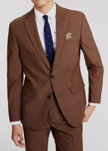 Bar III Men's Brown Slim-Fit Suit Jacket Size 42R - Picture 1 of 2