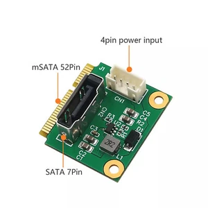 Msata to SATA 2.5inch Adapter and 2.0PH SATA To SATA7 15 Female Adapter Cable - Afbeelding 1 van 6