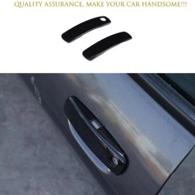 Cubierta de manija de puerta lateral exterior negra brillante para Dodge Challenger 2015-2023 Foto 1 de 4