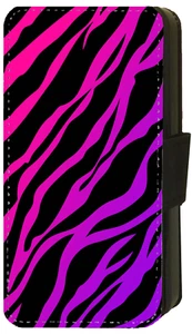 Zebra Animal Print Apple iPhone/Google Pixel/Galaxy Flip/Wallet Phone Case (E - Picture 1 of 8