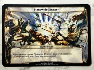 Planewide Disaster - MTG Magic Oversized Planechase 2012 - 3,5x5" - LP / MP - Bild 1 von 1