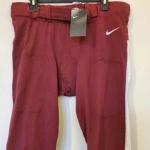 NWT NIKE Team Vapor NFL Pro Football Pants Maroon and White Men's Size XL - Picture 1 of 5