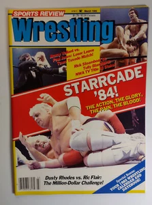 Sports Review Wrestling March 1985 Magazine Ric Flair Dusty Rhodes WWF PWI PRO - Foto 1 di 2