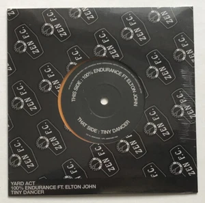 YARD ACT / ELTON JOHN - 100% ENDURANCE - 7" Orange Vinyl - RECORD STORE DAY 2023 - Picture 1 of 2
