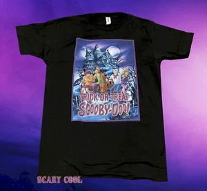 New Scooby Doo Trick or  Treat Mens Vintage Throwback T-Shirt - Picture 1 of 2