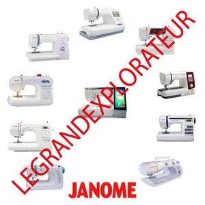 Ultimate Janome Sewing Machine User Parts Repair Service manual 285 pdf on DVD - Foto 1 di 1