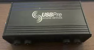 SOUND DEVICES USBPre -Pro Audio Interface-high-end Pre Amp Tested Good Condition - Picture 1 of 5