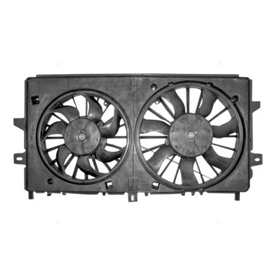 NEW DUAL RADIATOR AND CONDENSER FAN FITS CHEVROLET IMPALA 2006-2011 89018691 - Image 1 of 2