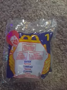 NEW McDonalds 1996 Happy Meal Toy Sleeping Beauty #1 RAVEN figure SEALED - Picture 1 of 3