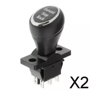 2x Children Buggy Car Joystick Switch 6Pin 3Position with Black - Picture 1 of 7