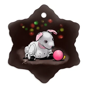 Sony Aibo Porzellan Ornament, Sony Aibo ERS-1000 Zubehör. 3". USA Handmade - Bild 1 von 3