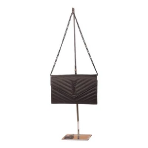 Yves Saint Laurent Cassandre Envelope Chain Wallet In Grain De Poudr (CSC049552) - Picture 1 of 4