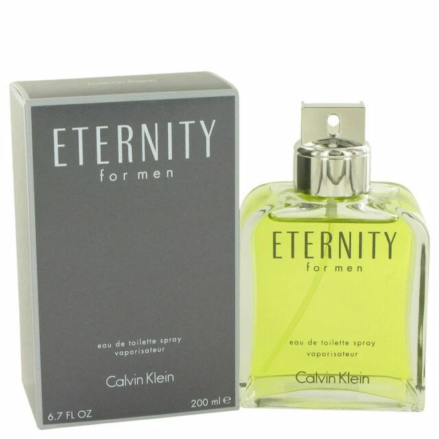 Eternity por Ck Calvin Klein 6,7 OZ Colonia EDT para Hombres Nuevo en Caja de Fábrica Foto 1 de 1