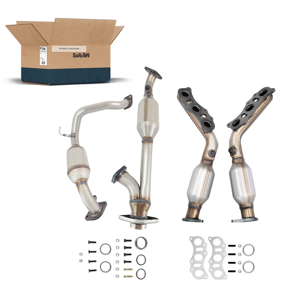 4x Catalytic Converters For Toyota 2003-2009 4Runner/2007-2009 FJ Cruiser 4.0L - Image 1 of 4