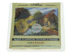 Clear Nylon Classical Guitar String Hard Tension Set of 6 Guitar Strings - Picture 1 of 5