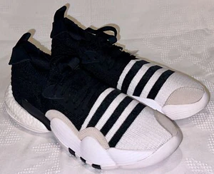 ADIDAS Trae Young 2.0 Knit Black White Basketball Shoes Sneakers Mens 8.5 9 11 - Picture 1 of 11