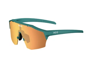 KOO Alibi Cycling Sunglasses - Persian Green Matt w/ Orange Lens - Picture 1 of 2