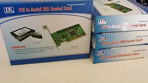 KOUWELL PCI TO 2 Serial ATA (SATA) Control card KW-571S. 2 Port SATA card PCI - Picture 1 of 3