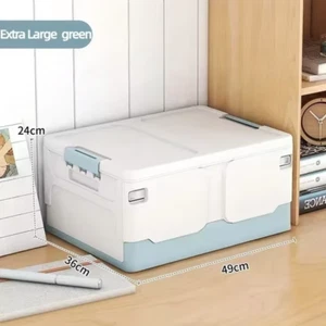Storage Box Foldable Book Box Student Classroom Organizing Box Snack Toy Storage - Picture 1 of 12