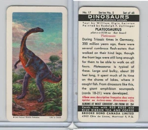 FC34-6 Brook Bond, Dinosaurier, 1963, #17 Plateosaurus - Bild 1 von 1